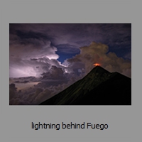 lightning behind Fuego